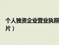 个人独资企业营业执照图片样本（个人独资企业营业执照图片）