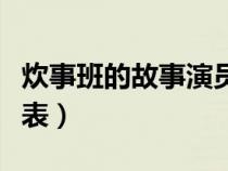 炊事班的故事演员表小毛（炊事班的故事演员表）