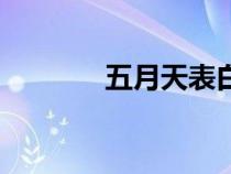 五月天表白歌词（表白歌词）