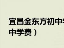宜昌金东方初中学费2021（宜昌市金东方初中学费）