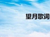 望月歌词全部（望月歌词）
