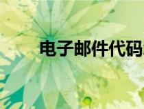 电子邮件代码怎么写（代码怎么写）