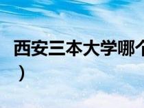 西安三本大学哪个好考（西安三本大学哪个好）