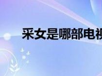 采女是哪部电视剧（采女传未删节全）