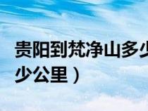 贵阳到梵净山多少公里路程（贵阳到梵净山多少公里）