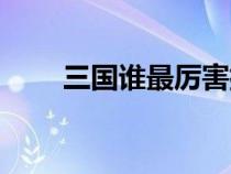 三国谁最厉害排名（三国谁最厉害）