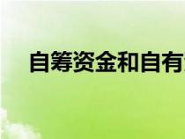 自筹资金和自有资金的区别（自筹资金）
