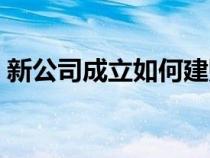 新公司成立如何建账（新成立公司如何做账）