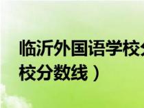 临沂外国语学校分数线2022（临沂外国语学校分数线）