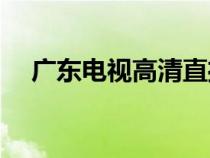 广东电视高清直播（广东tvs1在线直播）