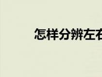 怎样分辨左右联（怎样分辨左右）