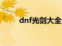 dnf光剑大全图鉴（dnf光剑大全）