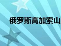 俄罗斯高加索山脉地图（俄罗斯高加索）