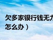 欠多家银行钱无力偿还怎么办（银行破产存款怎么办）