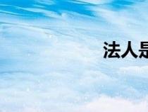 法人是什么（法人）