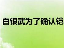 白银武为了确认铠衣美琴是男是女（白银武）