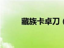 藏族卡卓刀（为什么叫卡卓藏刀）