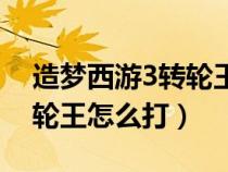 造梦西游3转轮王怎么打视频（造梦西游3转轮王怎么打）