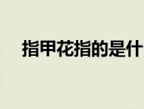 指甲花指的是什么花（指甲花是什么花）