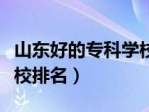 山东好的专科学校排名前十（山东好的专科学校排名）