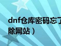 dnf仓库密码忘了怎样解除（dnf仓库密码解除网站）