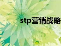stp营销战略图片（stp营销战略）
