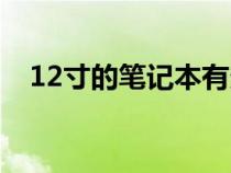 12寸的笔记本有多大（12寸笔记本多大）