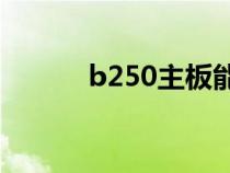 b250主板能上什么cpu（b25）