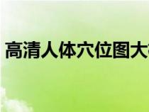 高清人体穴位图大椎命门（高清人体穴位图）